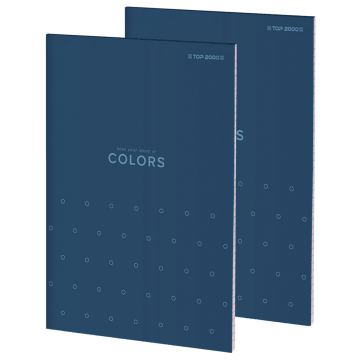 Blok biurowy TOP2000 COLORS A6/100