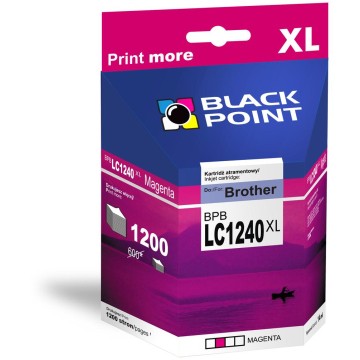 Cart. BROTHER LC 1240 magenta BLACKPOINT (600)