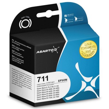Cart. EPSON T 0711 czarny ASARTO