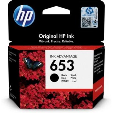 Cart. HP 653 czarny oryg.
