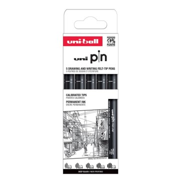 Cienkopisy kreślarskie UNI PIN-200 0,2-1,0 [5]