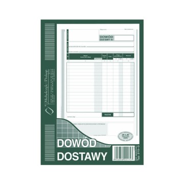 Druk- Dowód dostawy A5 MIPRO