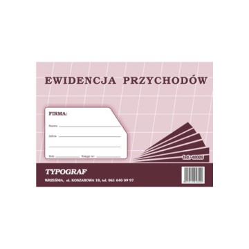 Druk- Ewid. przychodów A5 TYPOGRAF