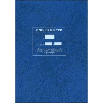 Druk.szkol- Dziennik zajęć lekcyjnych IV-VIII 8h