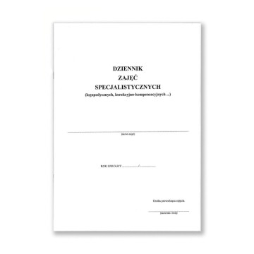 Druk.szkol- Dziennik zajęć spec. logopedycz. kom.