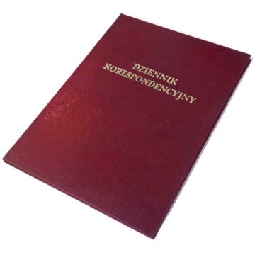 Dziennik korespondencyjny INTRO 192k bordowy