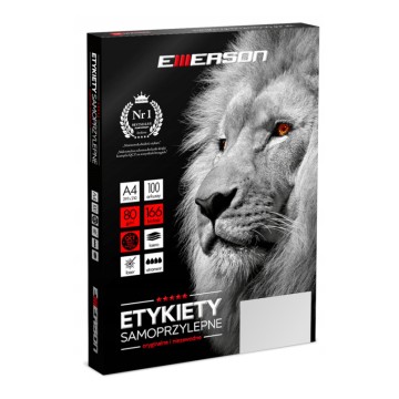 Etykiety samop. A4 EMERSON [100] 210/297