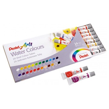 Farby akwarelowe PENTEL w tubach [24]
