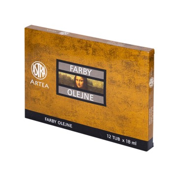 Farby olejne ASTRA 18ml [12] zestaw nr 1