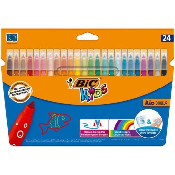 Flamastry BIC KID COULEUR [24]