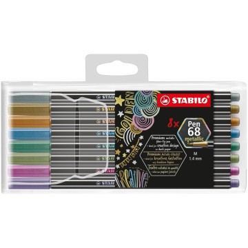 Flamastry STABILO PEN 68 METALLIC [8]