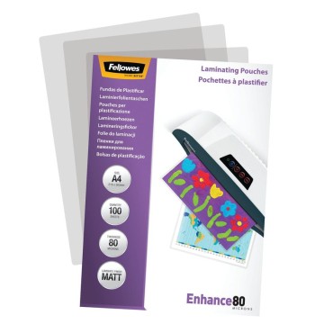 Folia do laminacji A4 2x80mic MAT [100] FELLOWES