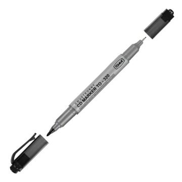 Foliopis dwustronny TOMA 320 czarny