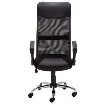 Fotel BERTOLD czarny (kółka pow. twarde)