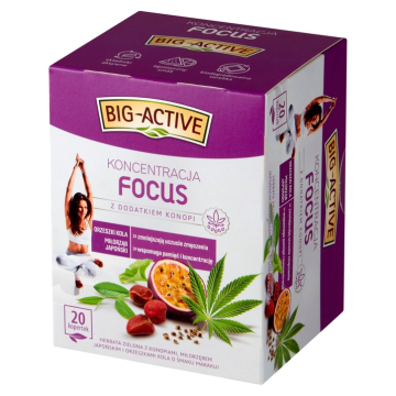 Herbata BIG-ACTIVE [20] FOCUS koncentracja
