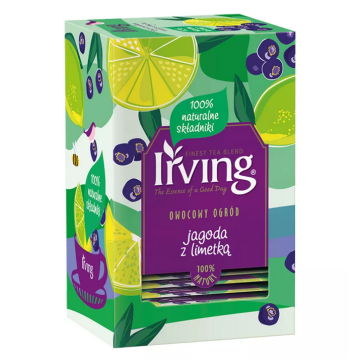 Herbata IRVING [20] jagoda i limetka