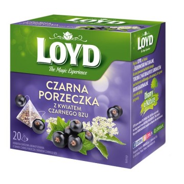 Herbata LOYD [20] czarna porzeczka i bez
