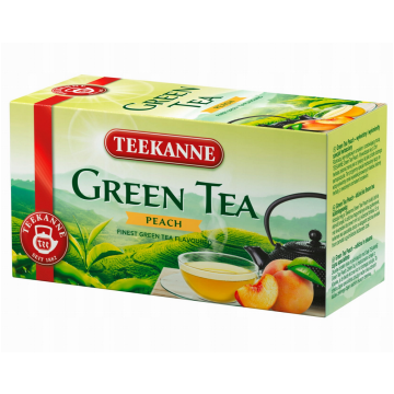 Herbata TEEKANNE [20] zielona z brzoskwinią