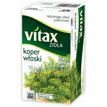 Herbata VITAX [20] koper włoski