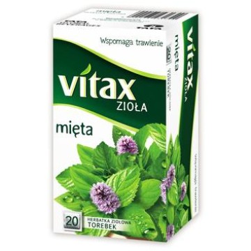 Herbata VITAX [20] mięta