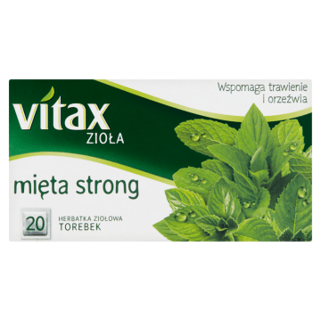 Herbata VITAX [20] mięta STRONG