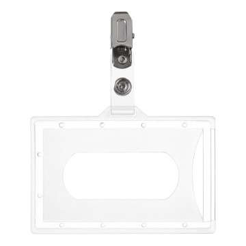 Identyfikator z klipsem ARGO (sztywny plastik) [1]