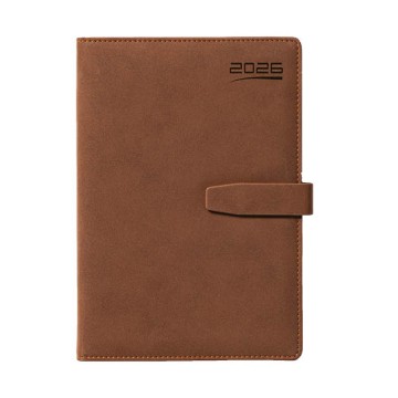 Kalendarz ks. 2026 A5 JOTAN ELEGANT K (D) brąz