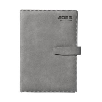 Kalendarz ks. 2026 A5 JOTAN ELEGANT K (D) szary