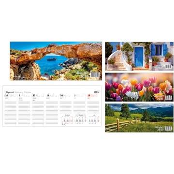 Kalendarz stojący poziom PANTA PLAST 2025