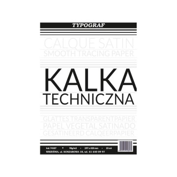 Kalka techniczna A3 TYPOGRAF 90g [25]