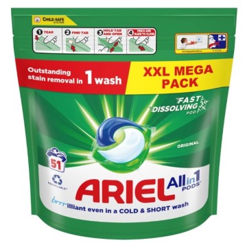 Kapsułki do prania ARIEL [70] do białego