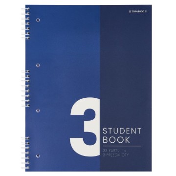 Kołozeszyt A4 100k TOP2000 STUDENTBOOK 3 reg