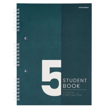 Kołozeszyt A4 100k TOP2000 STUDENTBOOK 5 reg