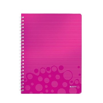 Kołozeszyt A5 LEITZ PP WOW różowy