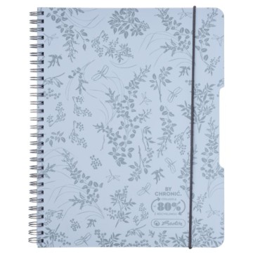 Kołozeszyt HERLITZ ECO PP COLORS A4 80k błękitny