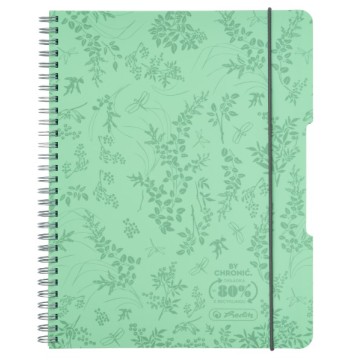 Kołozeszyt HERLITZ ECO PP COLORS A4 80k mięta