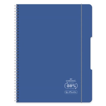 Kołozeszyt HERLITZ ECO PP COLORS A5 80k granatowy