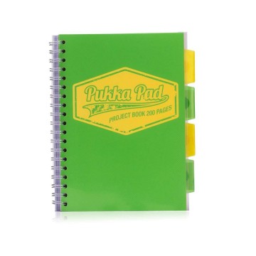 Kołozeszyt PUKKA PAD NEON B5 zielony