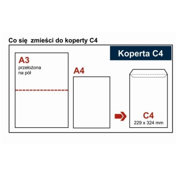 Koperty konfekcjonowane C4 HK białe [25]