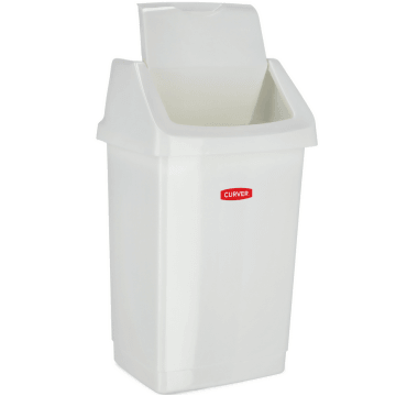 Kosz na śmieci uchylny CURVER CLICK-IT 25L biały