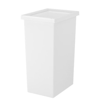 Kosz plastikowy z pokrywą 42l IKEA Filur biały