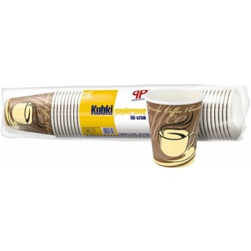 Kubek papierowy 250ml brązowy [50]