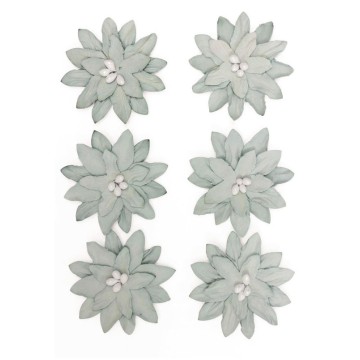 Kwiaty samoprzylepne ARGO DALIA papier. szare [6]