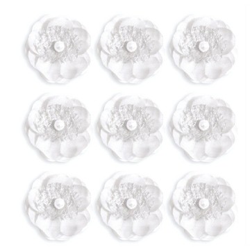 Kwiaty samoprzylepne ARGO MAGNOLIA materi.biał [9]