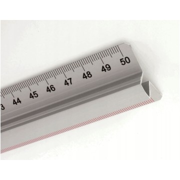 Linijka aluminiowa LENIAR 50cm z uchwytem