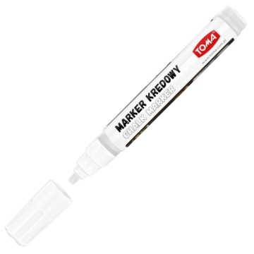 Marker kredowy TOMA 4,5mm biały
