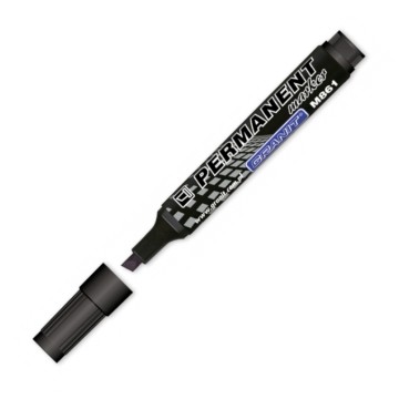 Marker permanentny GRANIT ścięty czarny