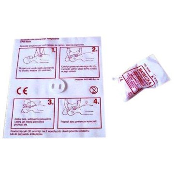 Maseczka do oddychania metodą usta-usta