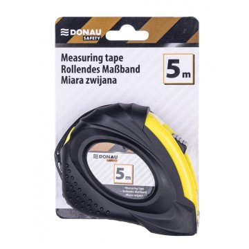 Miara zwijana DONAU SAFETY 5m czarno-żółta
