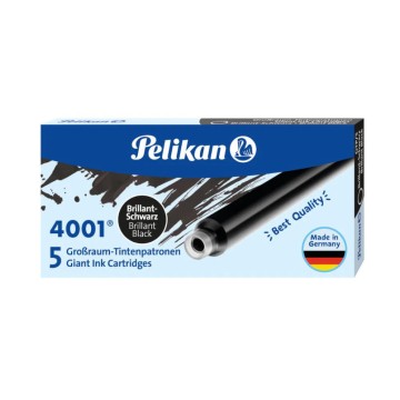 Naboje PELIKAN 4001 GTP/5 [5] (długie) czarne